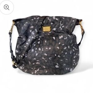 MARC by MARC JACOBS Exotic Leopard PVC Tote Handbag Satchel Shoulder Bag